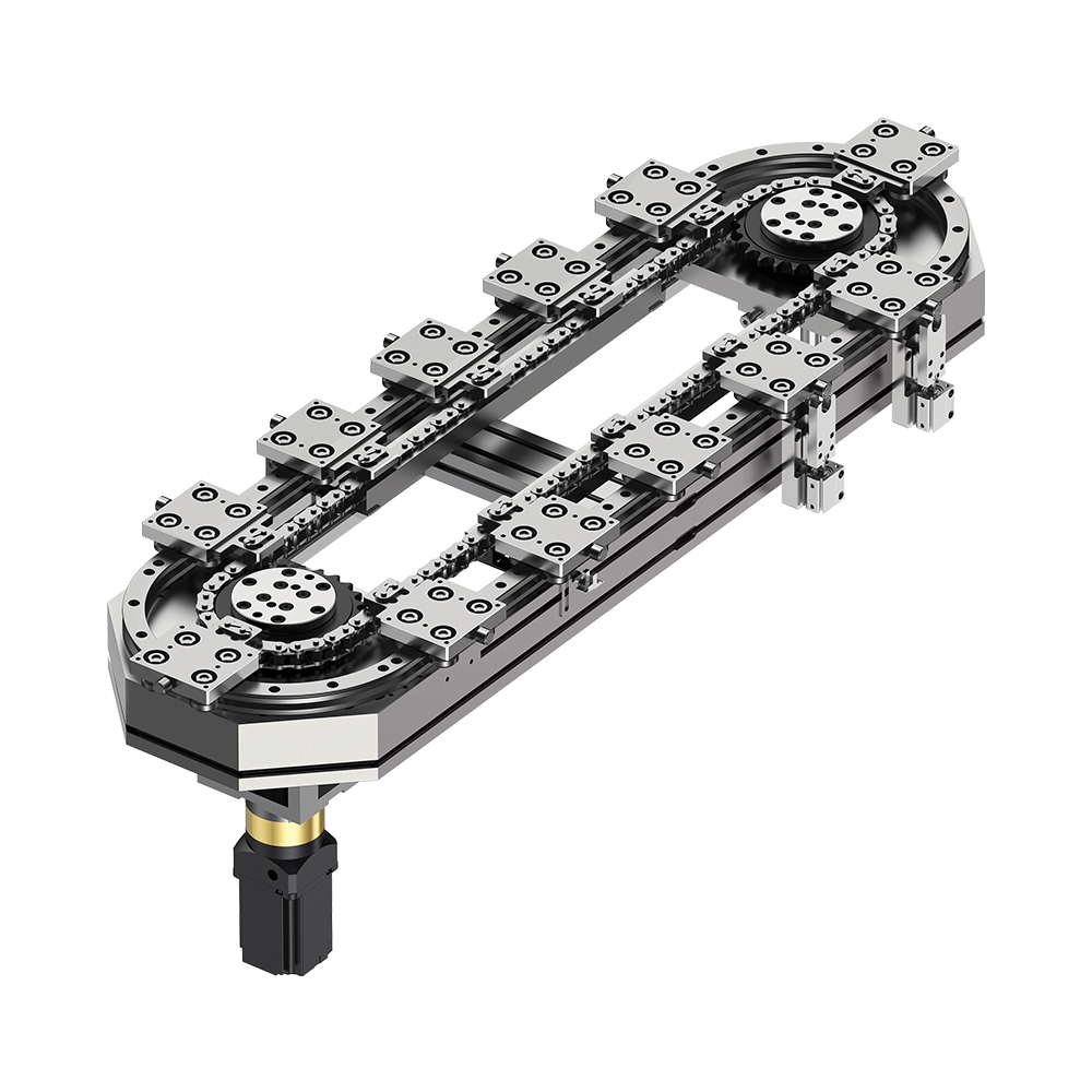 Elliptical Chain Circular Guide Conveyor Line