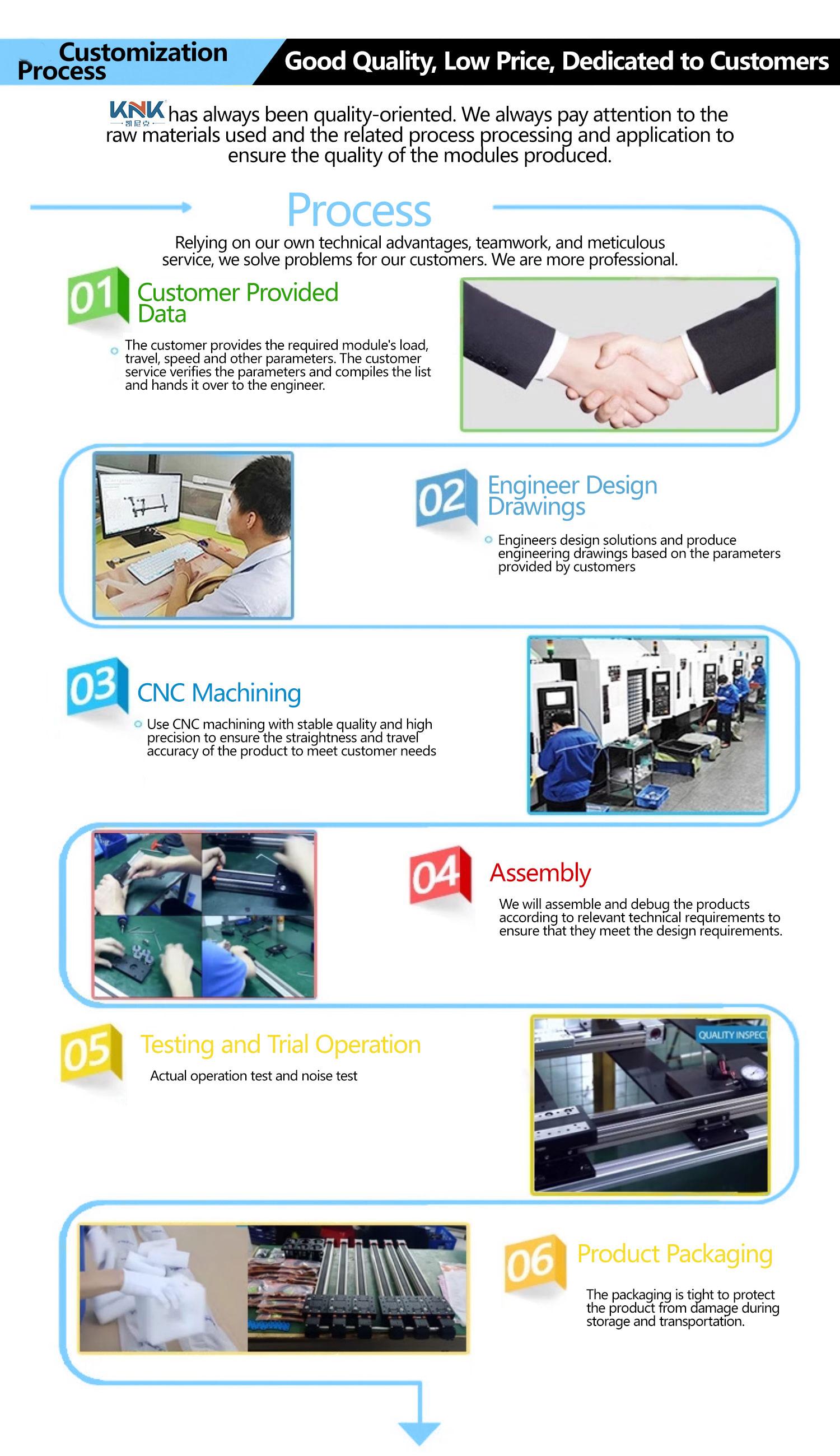 Gear rack linear module customize